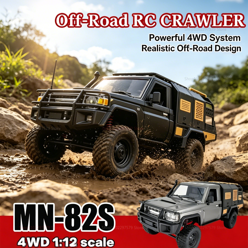 Kids Toys 2 Year Old - MN82 MN82S RC Crawler Truck 1/12