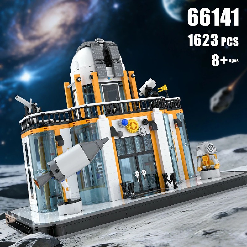 Kids Toys Exhibition - 1623PCS Creative Expert Aerospace Museum Building
