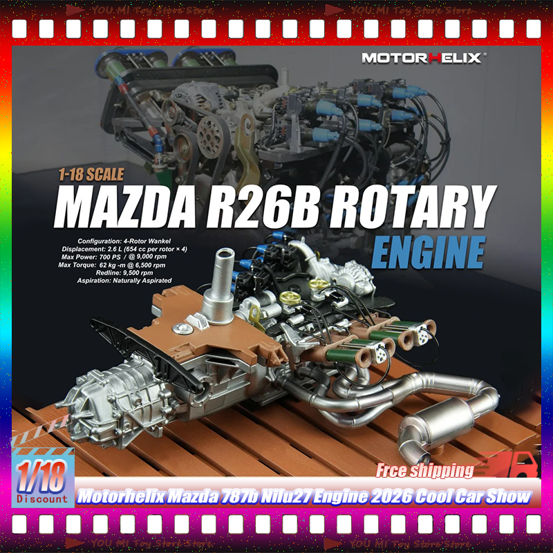 Kids Toys Exhibition - 1:18 New Motorhelix Mazda 787b R26b