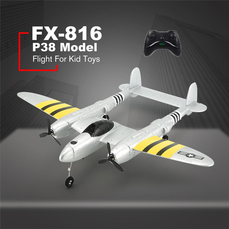 Kids Toys 2 Year Old - RC Plane P38 Airplane Model Outdoor
