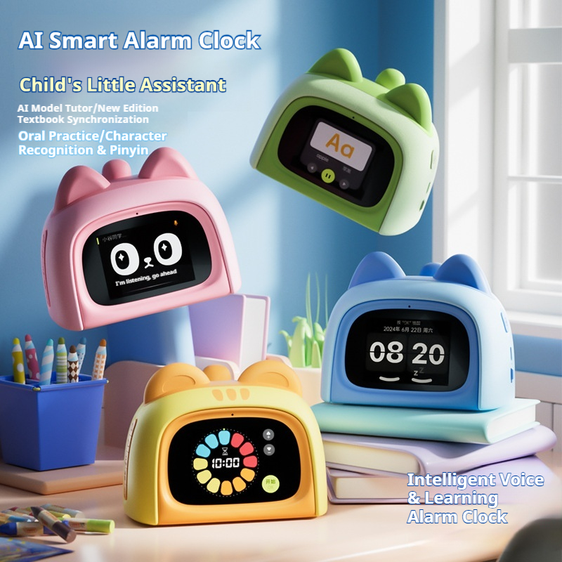 Kids Toys Learning - Ai Voice Smart Alarm Clock Kids