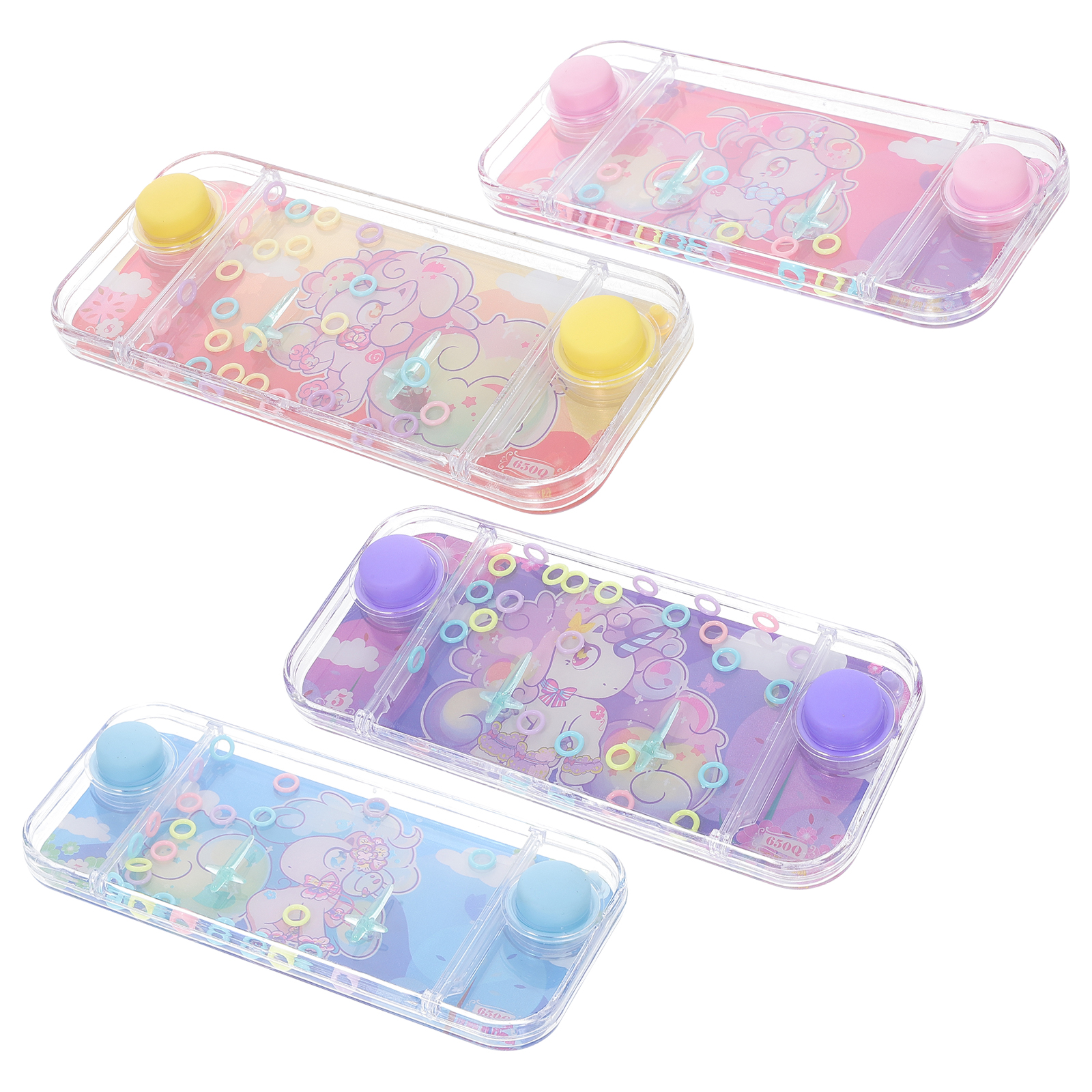 Kids Toys 2 Year Old - 4pcs Water Ring Toy Handheld Travel