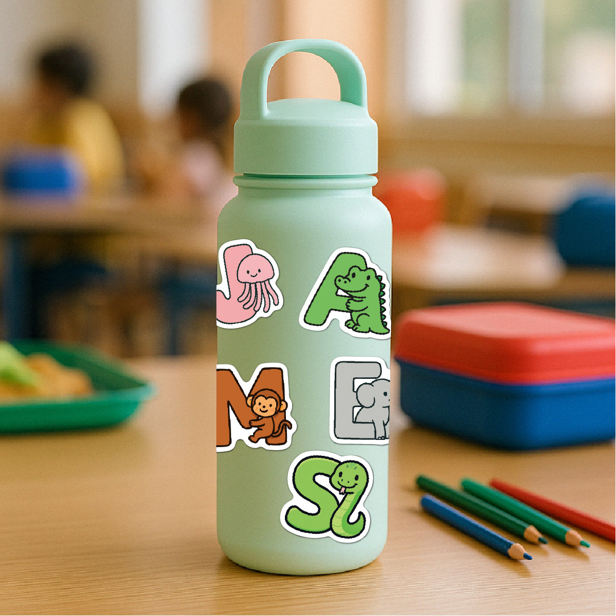 Animal Alphabet Stickers Water - Kids Toys Learning review and price