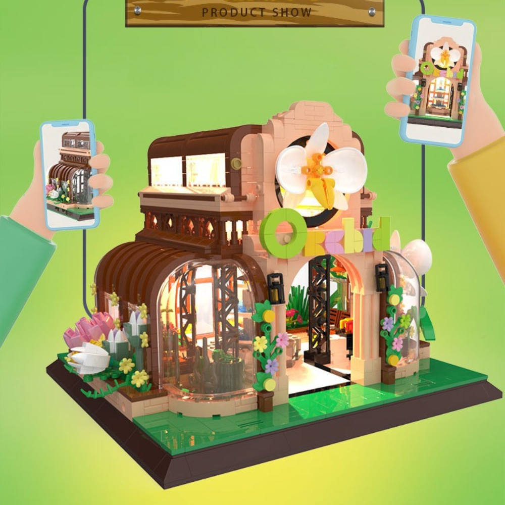 MOC Botanical Garden Orchid Fl - Kids Toys Exhibition review and price