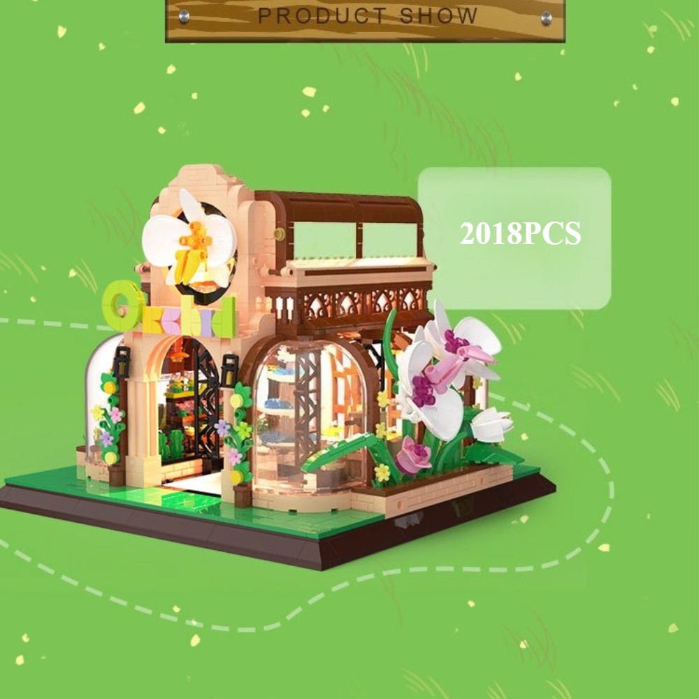 MOC Botanical Garden Orchid Fl - Kids Toys Exhibition review and price
