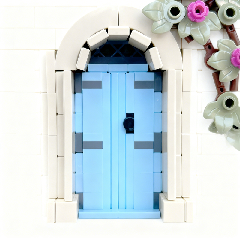636pcs MOC Blue Door Mdina Mal - Kids Toys Malta review and price