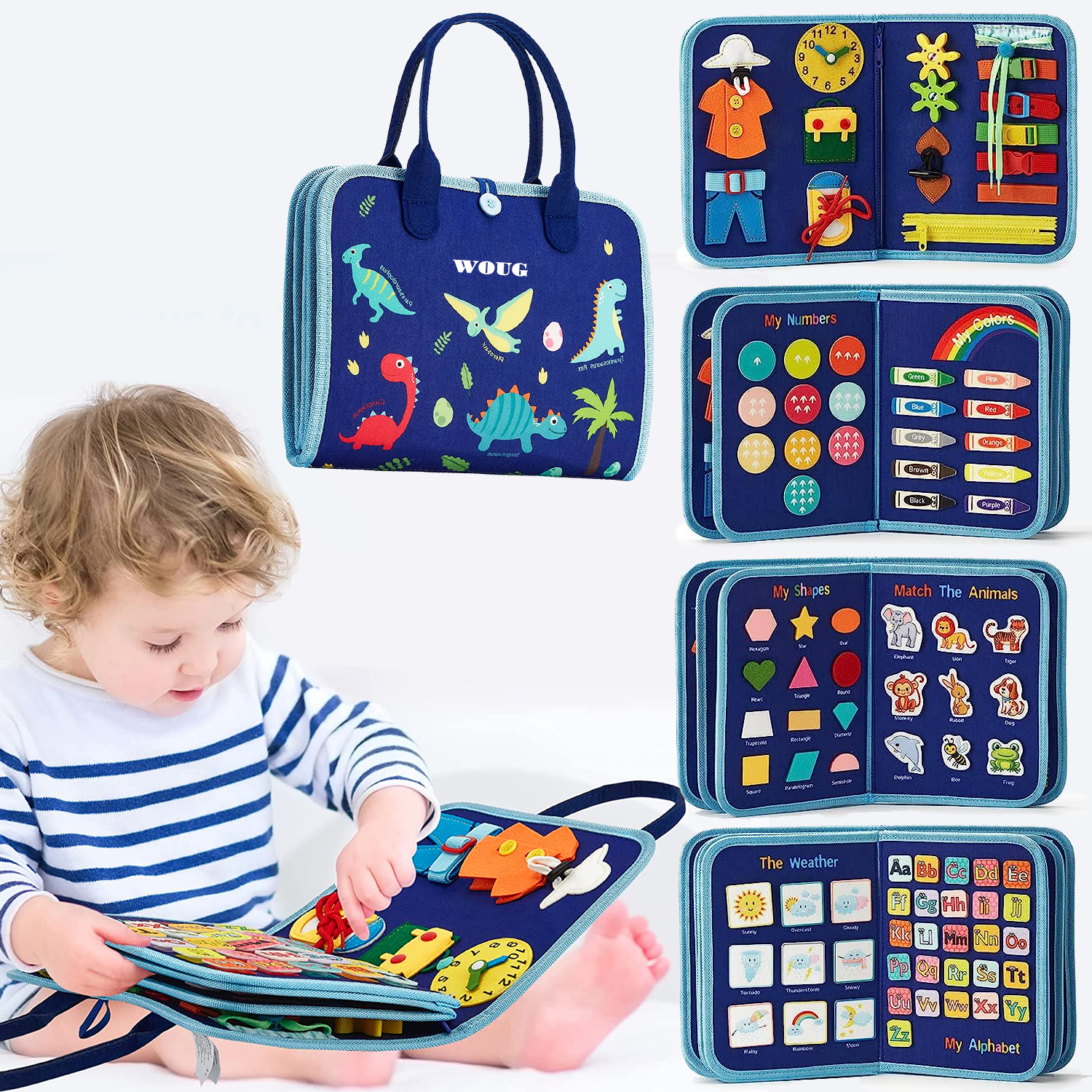 Montessori Toys Busy Board Tod - Kids Toys 2 Year Old review and price