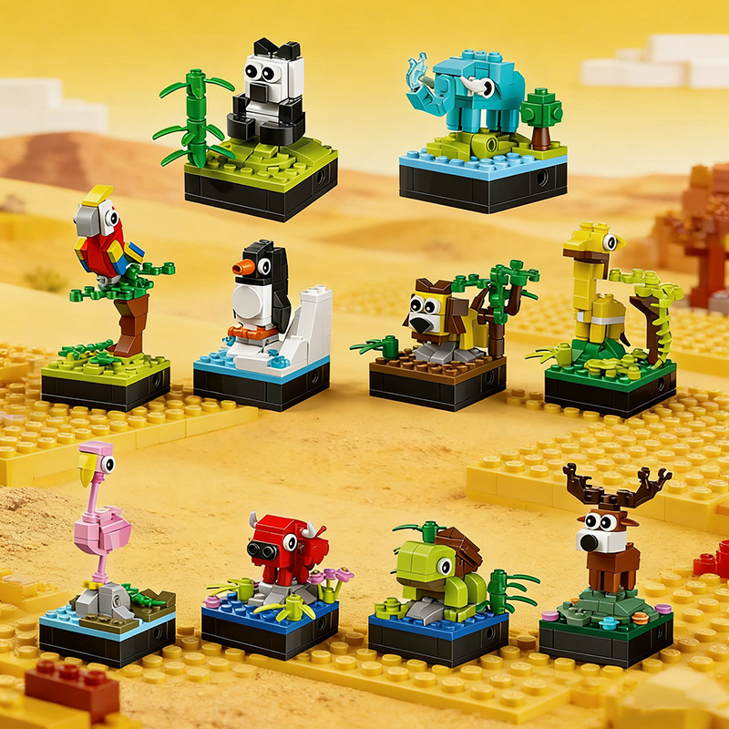 Cartoon Animal IP Building Blo - Kids Toys Exhibition review and price