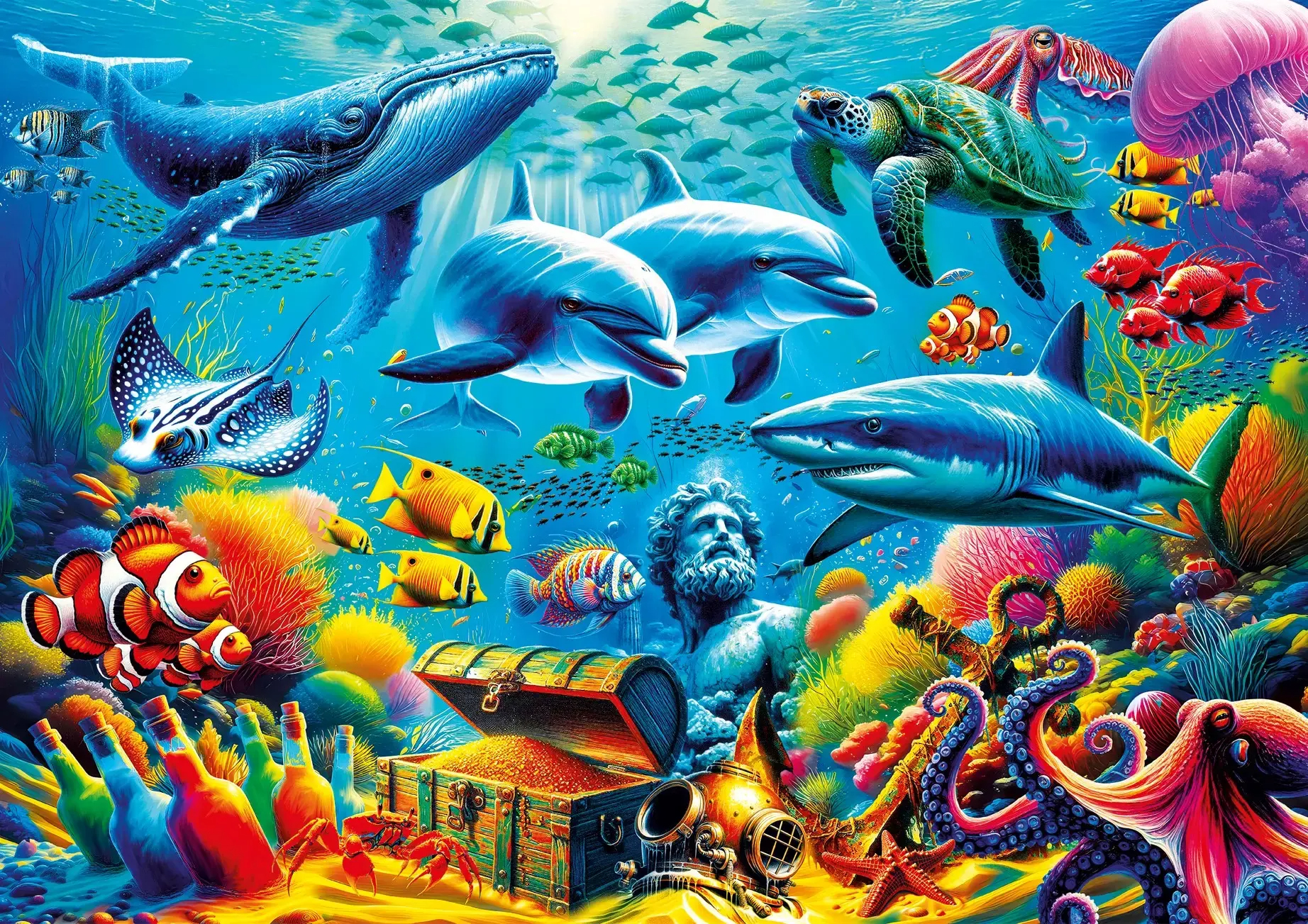 Jigsaw Puzzle 1000 Pieces Trea - Kids Toys Under 1000 review and price