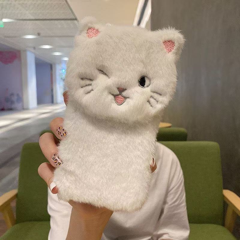 3D Cat Doll Fluffy Fur Phone H - Xiaomi Kids Toys review and price