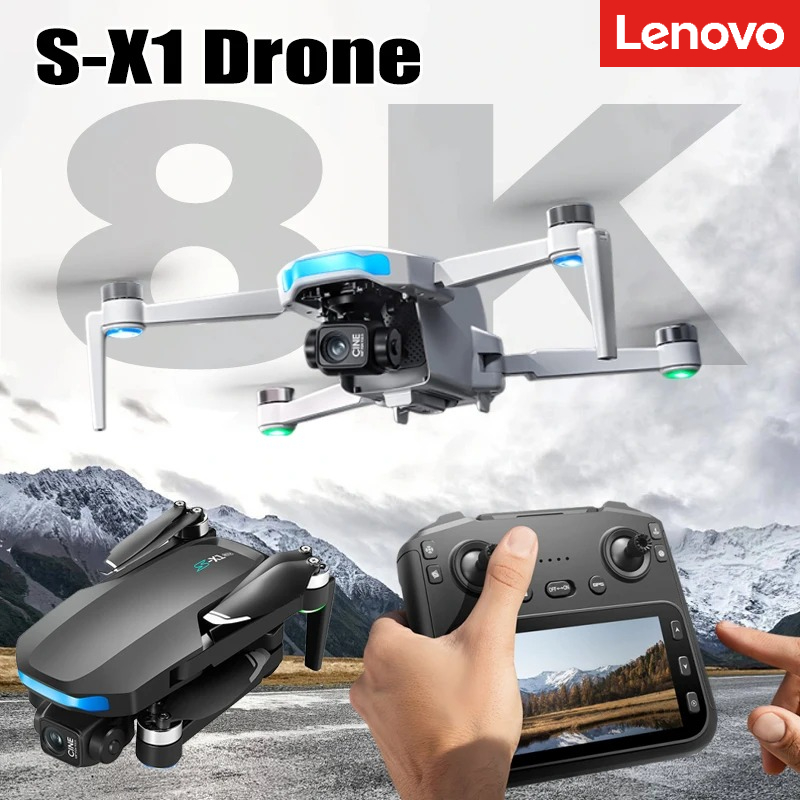 Lenovo S-X1 Drone 8K HD Profes - Toys For Kids Video review and price
