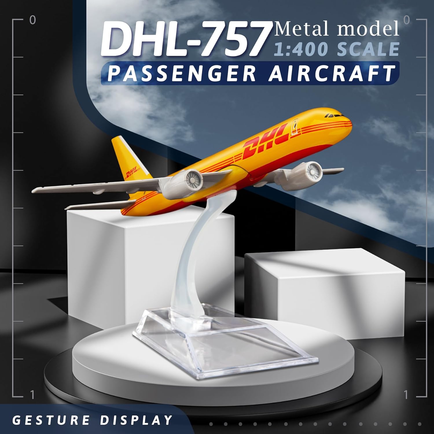 1/400 Scale Plane B757 DHL Air - Kids Toys Supplier review and price