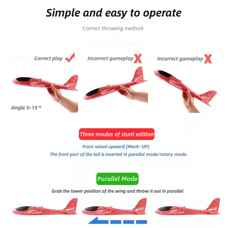 48cm Large Foam Airplane Child - Kids Toys Supplier review and price