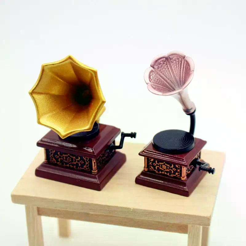 Dollhouse Vintage Phonograph M - Kids Toys House review and price