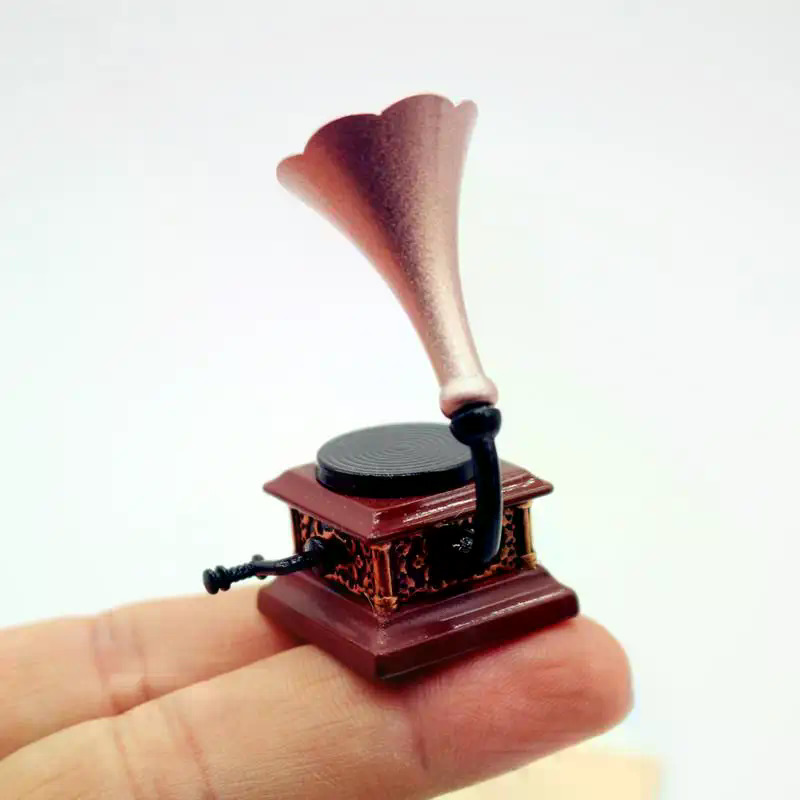 Dollhouse Vintage Phonograph M - Kids Toys House review and price