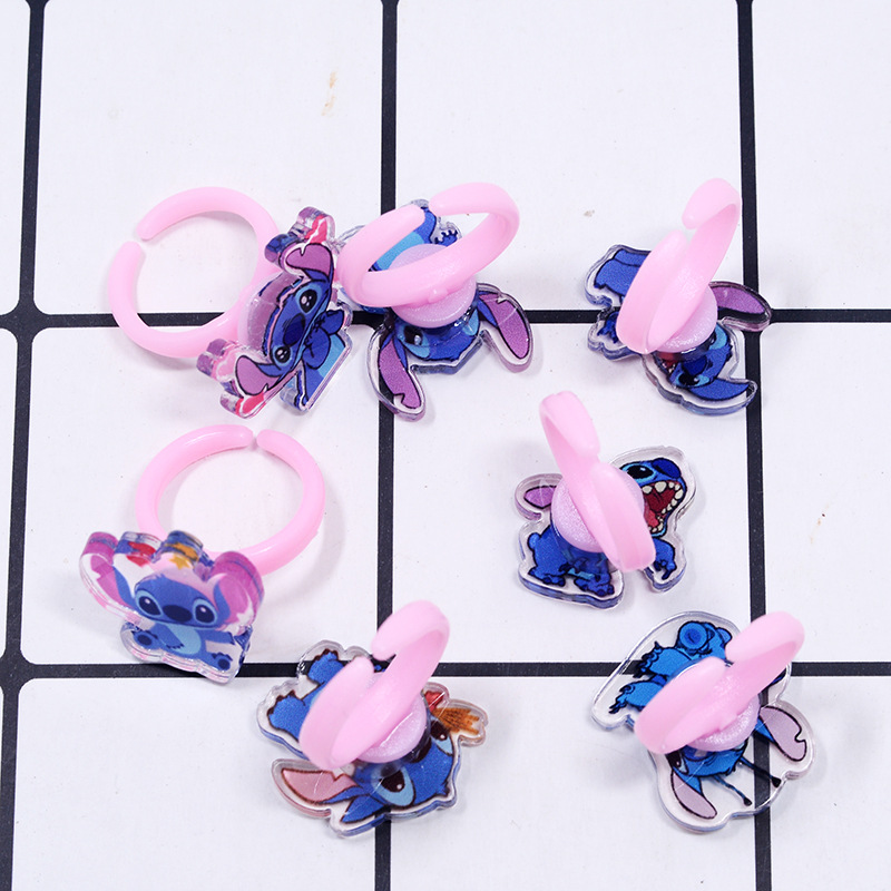 Stitch Acrylic Ring 10/20pcs K - Kids Toys Usa review and price