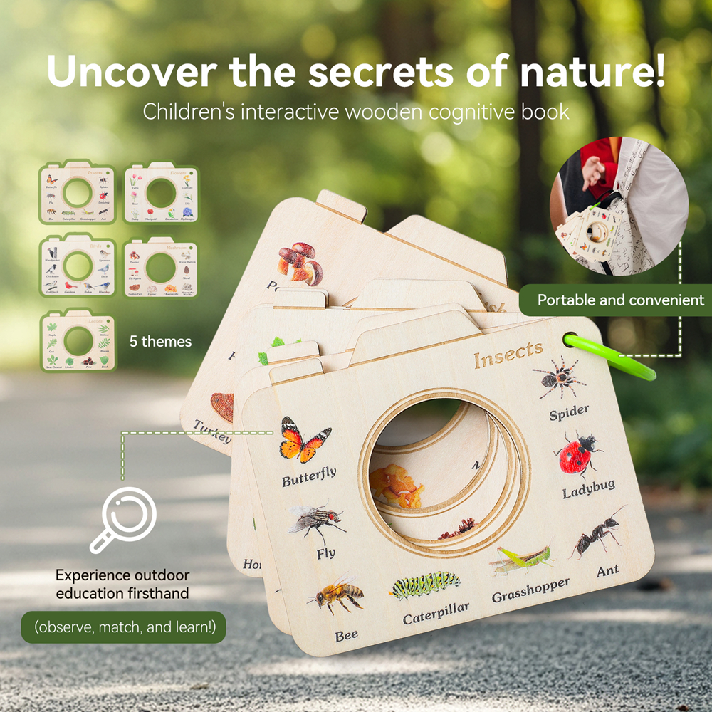 Wooden Camera Shape Nature Cog - Kids Toys Learning review and price