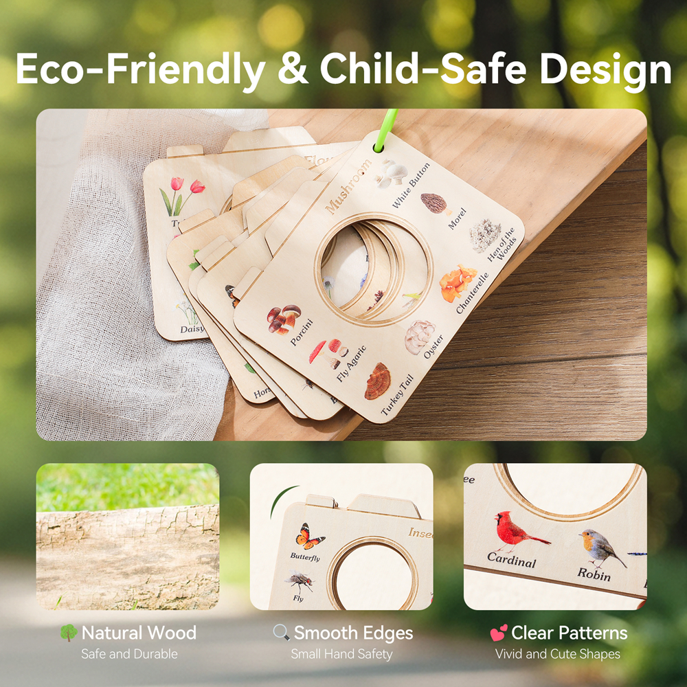 Wooden Camera Shape Nature Cog - Kids Toys Learning review and price