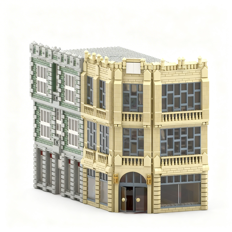 5046pcs MOC Department Store E - Kids Toys Exhibition review and price