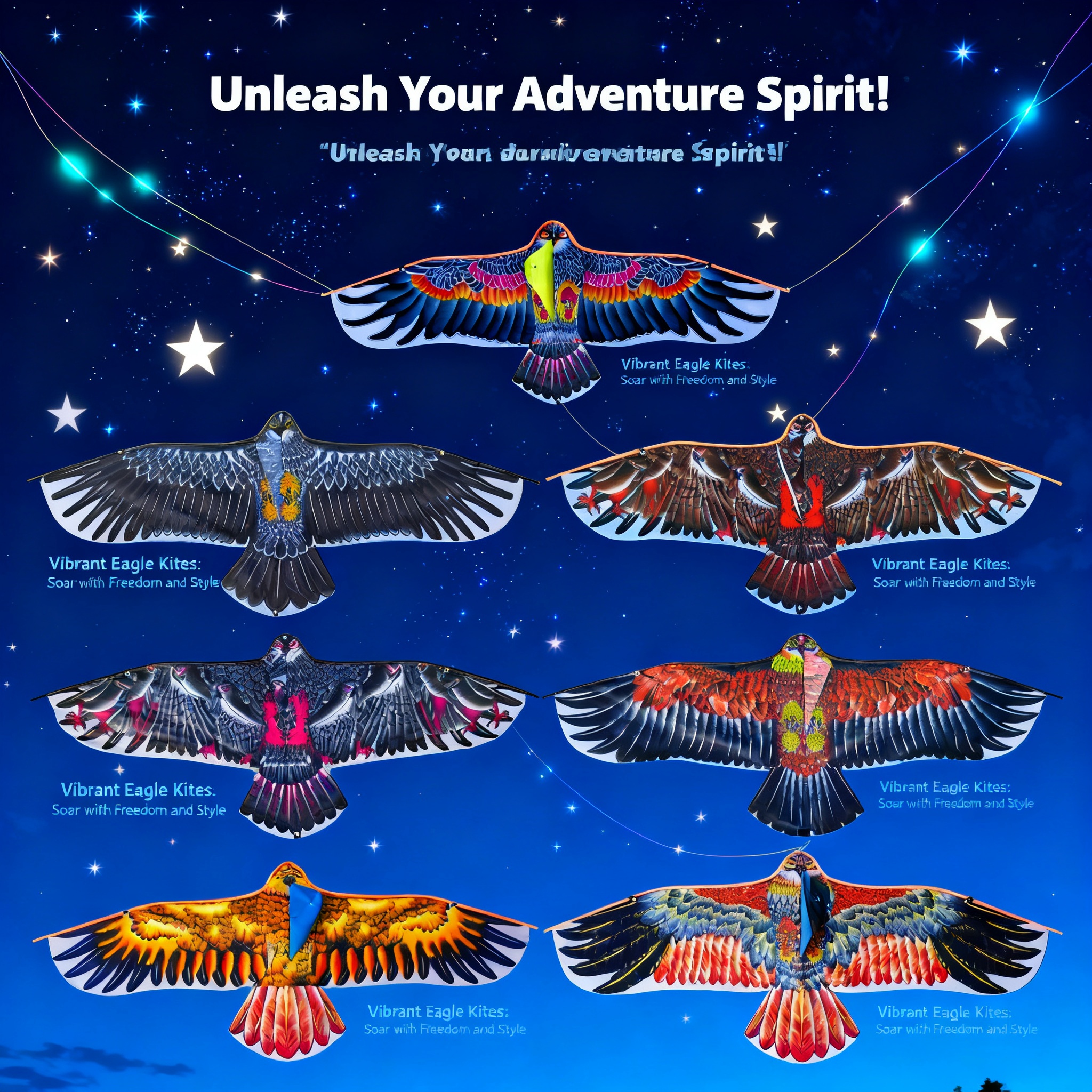 1.1m Eagle Kite With 30m Kite  - Kids Toys Usa review and price