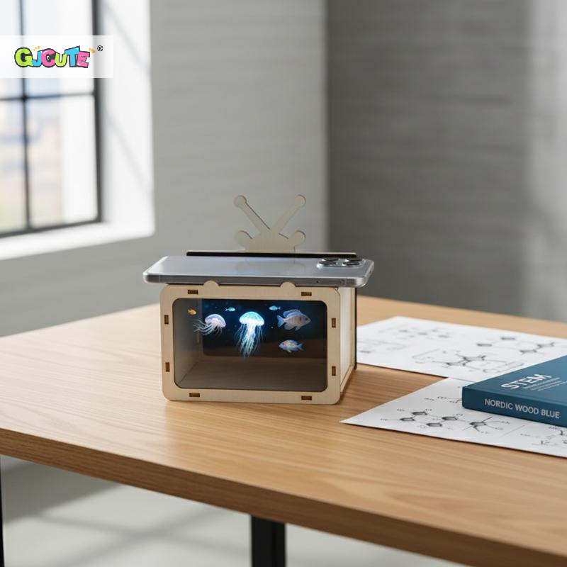 DIY Wooden Holographic Cinema  - Toys For Kids Video review and price