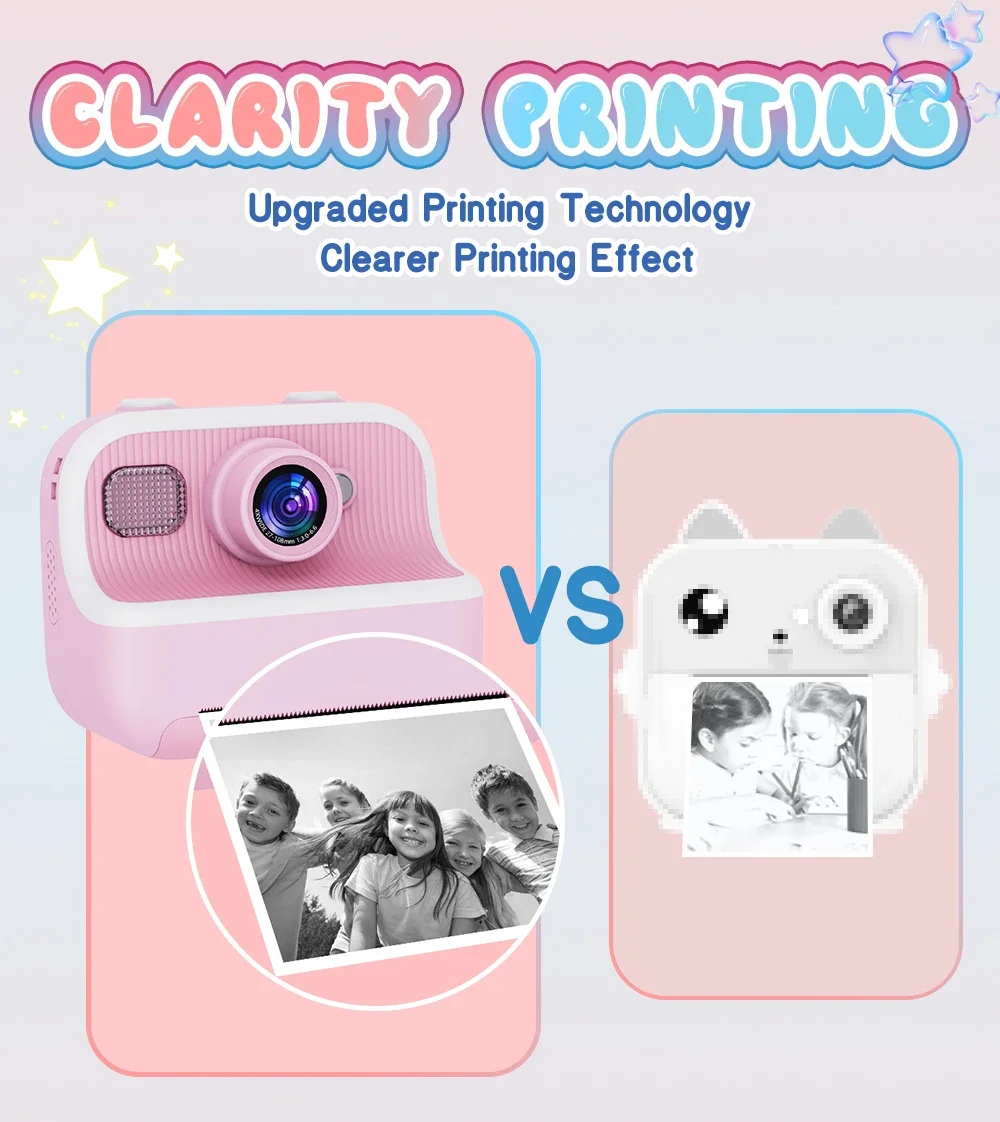 Kids Mini Instant Print Camera - Toys For Kids Video review and price