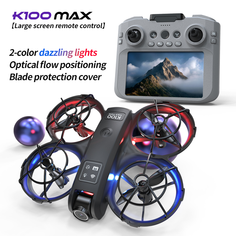 Hot sell K100 Max Mini RC Dron - Toys For Kids Video review and price