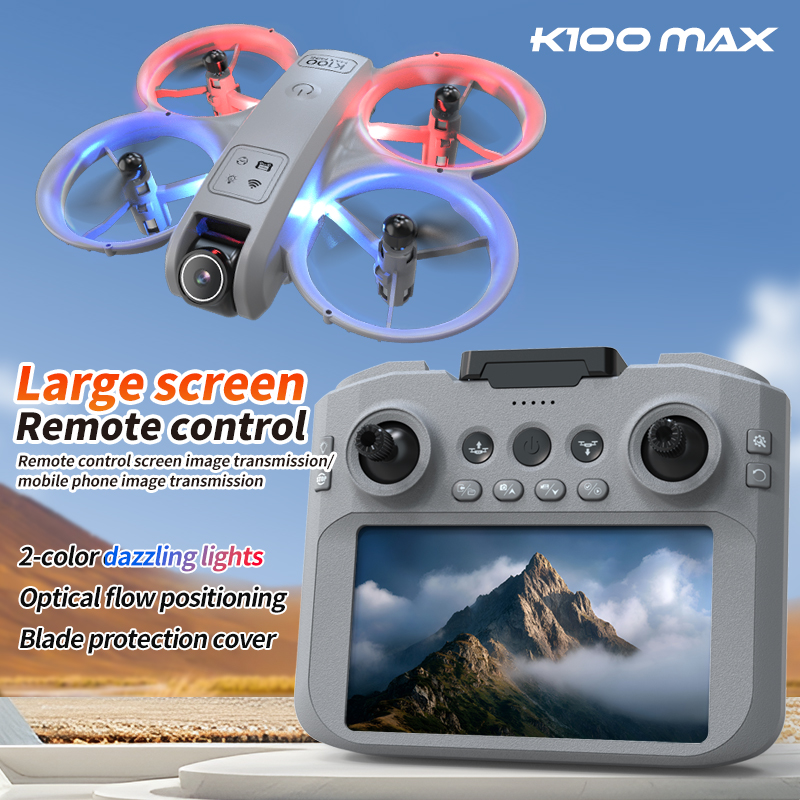 Hot sell K100 Max Mini RC Dron - Toys For Kids Video review and price