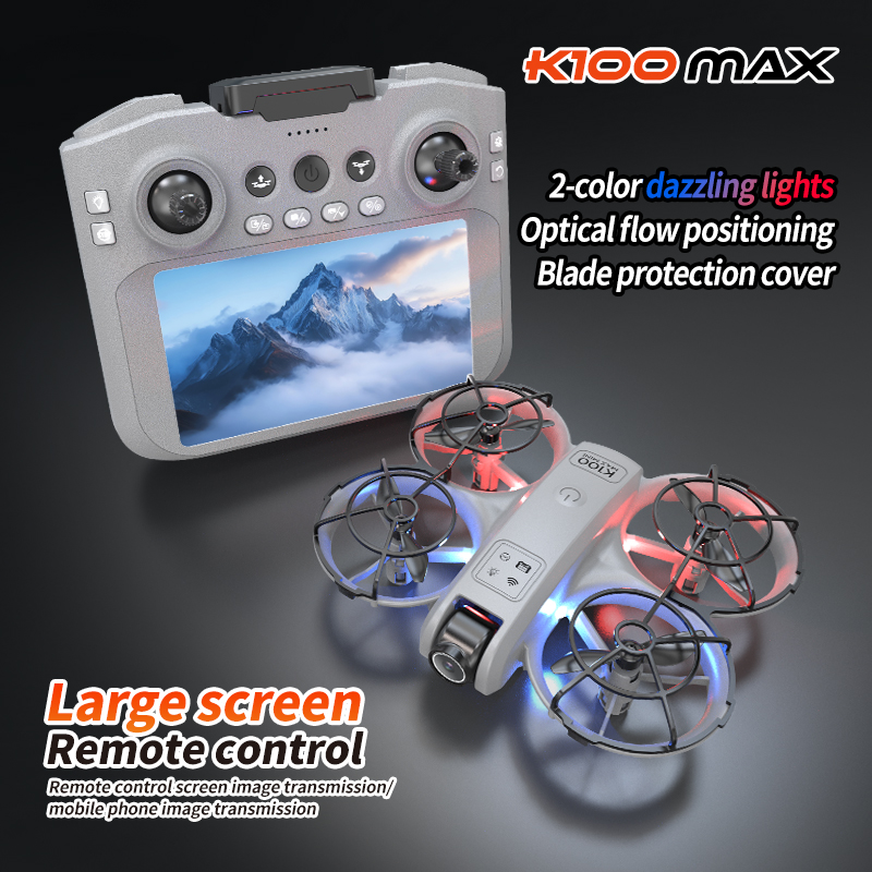 Hot sell K100 Max Mini RC Dron - Toys For Kids Video review and price