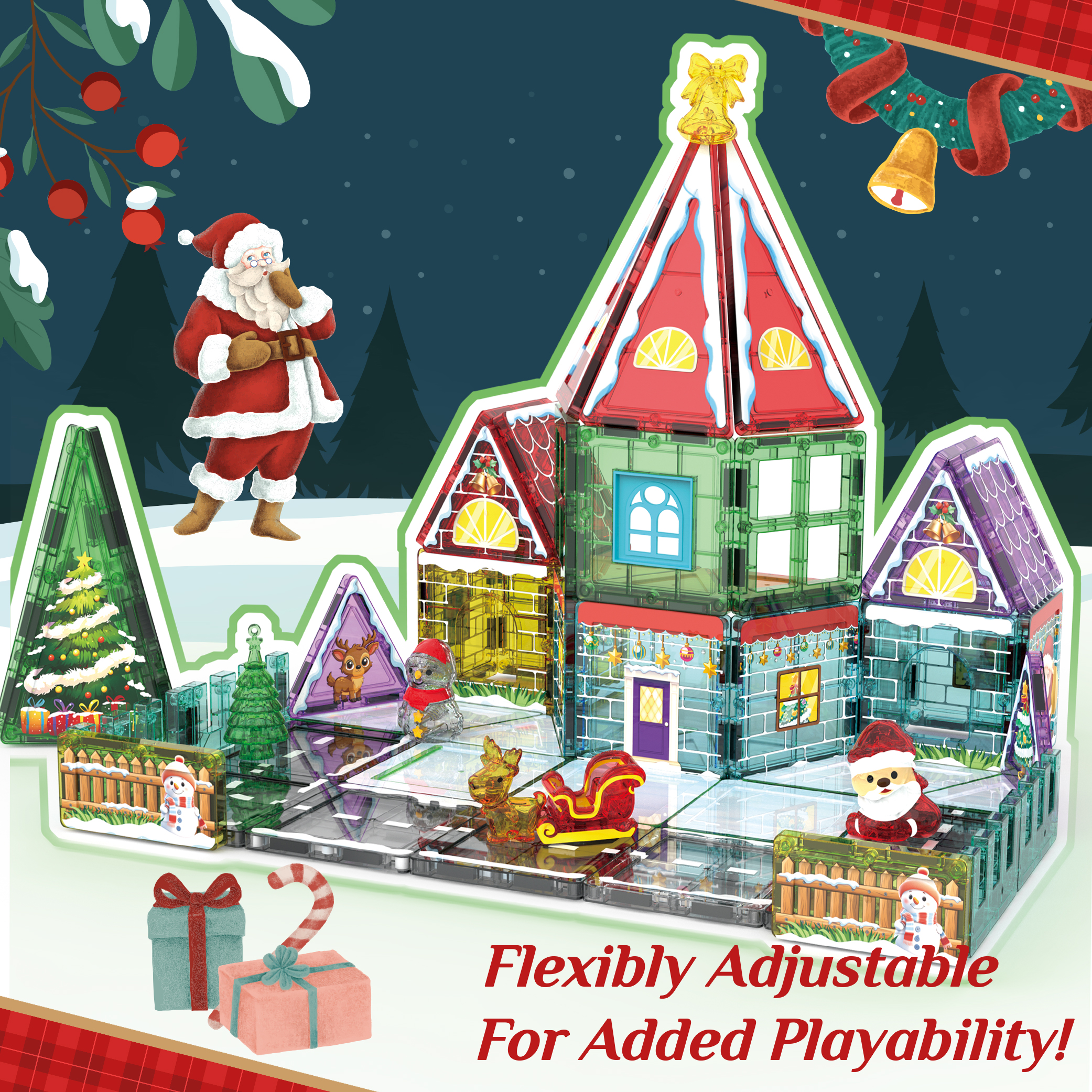 2025 Christmas Colorful Window - Kids Toys Christmas 2025 review and price
