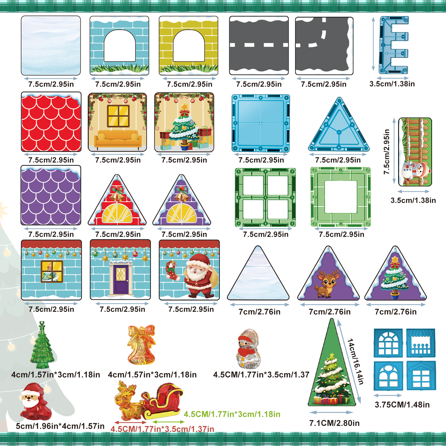 2025 Christmas Colorful Window - Kids Toys Christmas 2025 review and price
